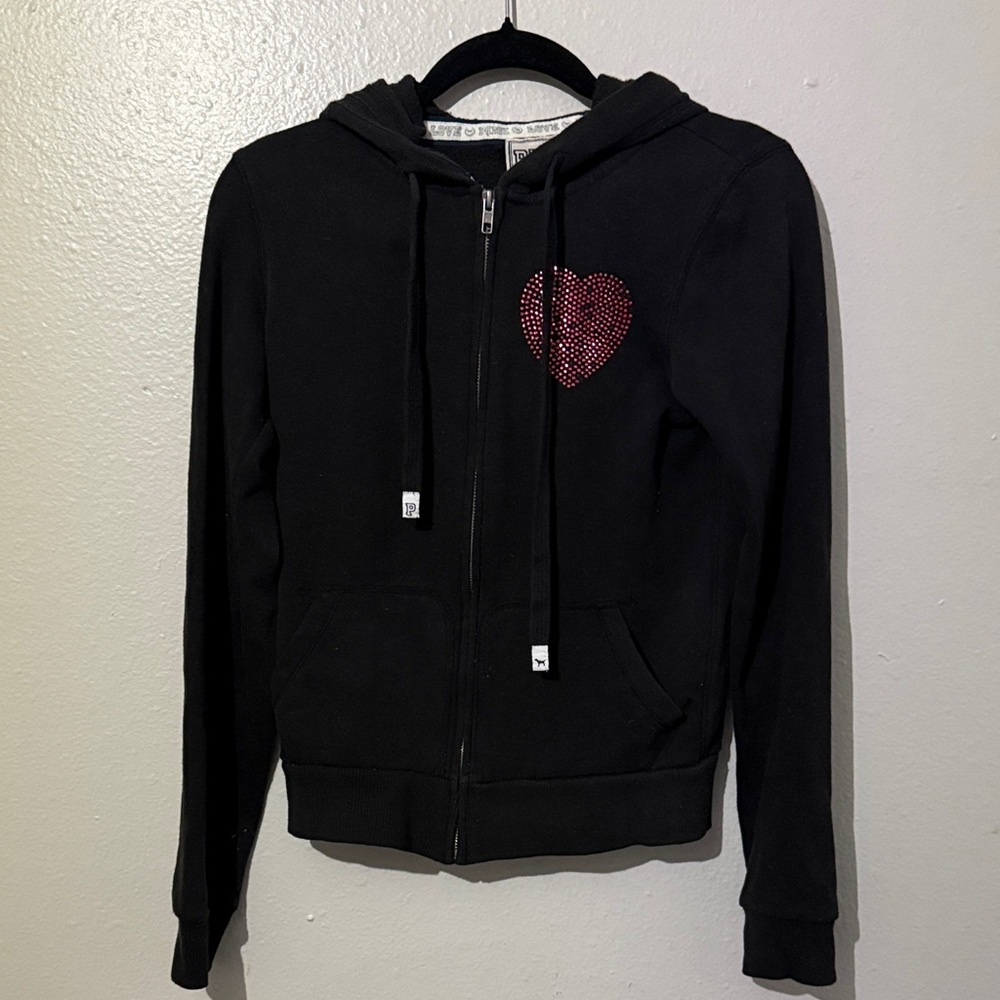 Vintage 2009 VS PINK Rock N Roll Bling Hoodie